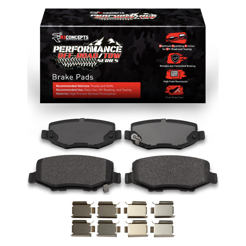 Dodge Nitro Brake Pads - Rear - R1 Concepts - Performance Off-Road/Tow - `07-`18